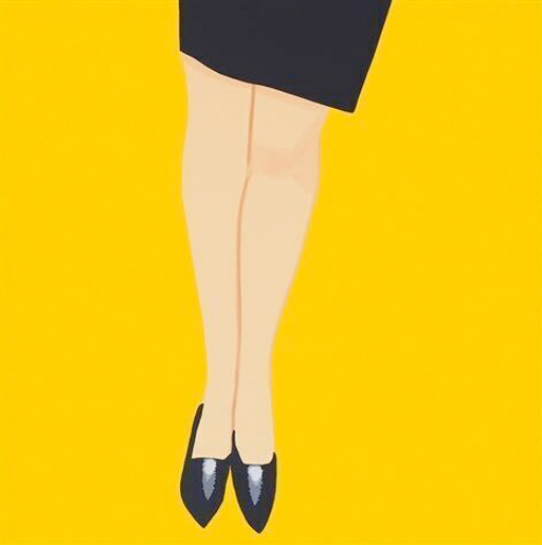 アレックス・カッツ、「サニー No.4」、希少な額装用画集より、新品高級額装付 アレックス・カッツ、「サニー No.4」、希少な額装用画集より